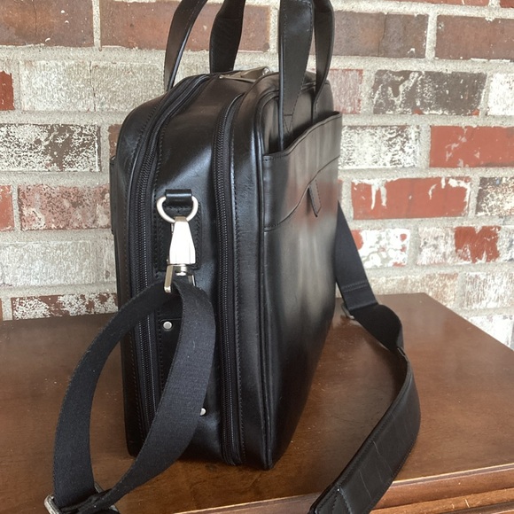 Hartmann Heritage Double Compartment Business Case Black - Picture 3 of 14